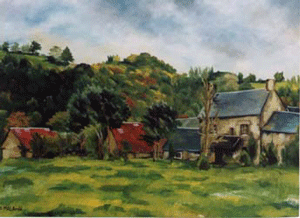 tableau de Jo Malard : Paysage breton