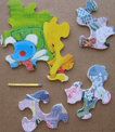 exemple de dcoupe et de dimensions des pices de puzzles enfants 12 et 24 grosses pices